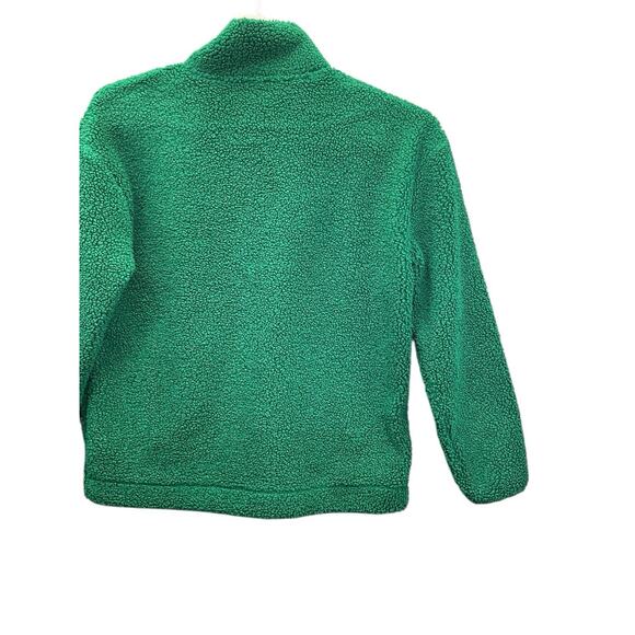 Lilly Pulitzer Sherpa Pullover Cozy Half Zip Pockets Green Size Small - Picture 7 of 14